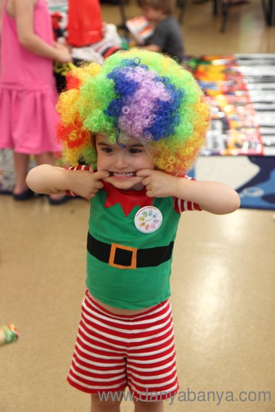 JJ as a clown