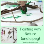 Painting with nature (and a peg)