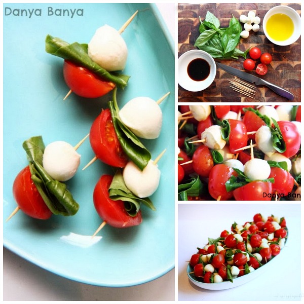 Caprese salad appetizers