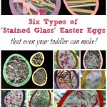 'Stained Glass' Easter Eggs