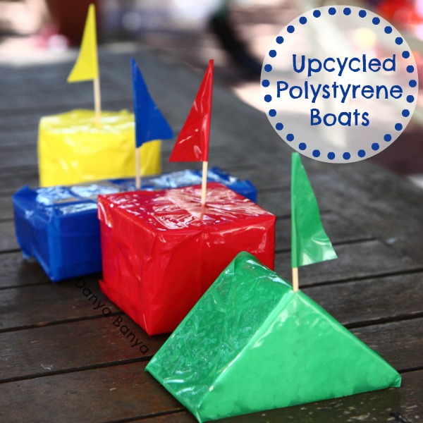 Upcycled Polystyrene Boats