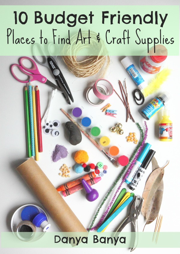 Art Supplies on a Budget