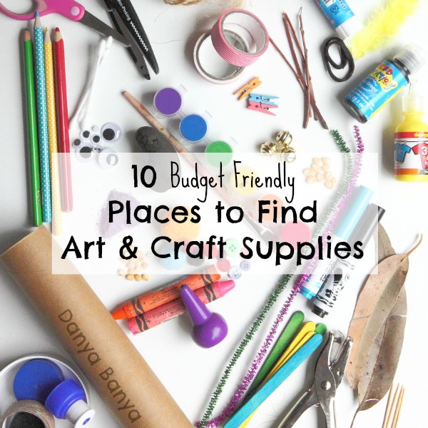 10 Ways to Find Cheap Craft Supplies