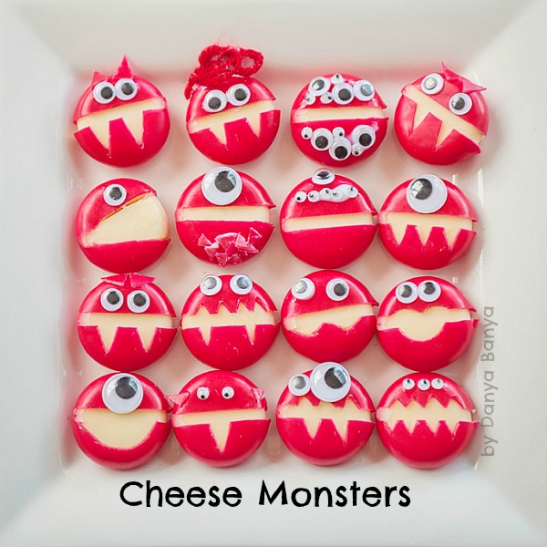 Cheese Monsters - healthy party food