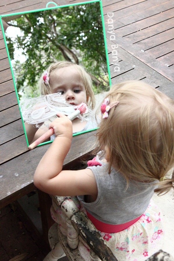 Shaving Cream Paint for Toddlers is a Fun Sensory Art Project!