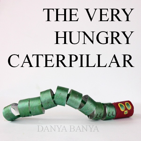 The Very Hungry Caterpillar Cardboard Roll Craft