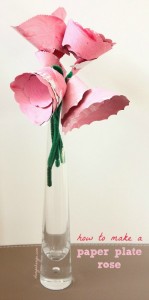 How to Make a Paper Plate Rose β Danya Banya
