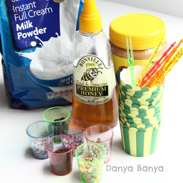 Ingredients for Edible Playdough