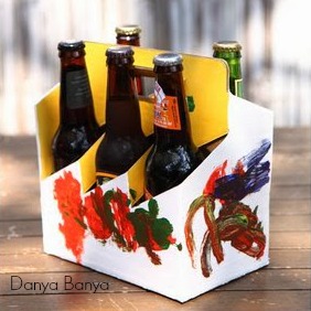 Gift Idea: Painted Beer Holder