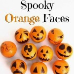 Spooky Orange Faces