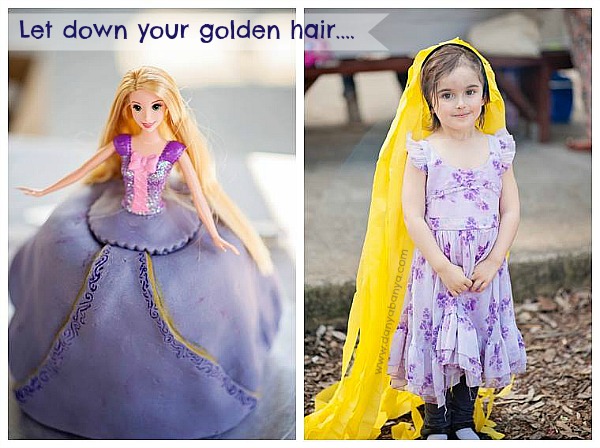 Rapunzel and her cake