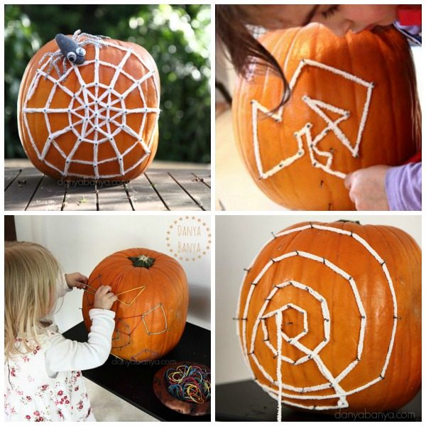 Pumpkin Geoboard Collage