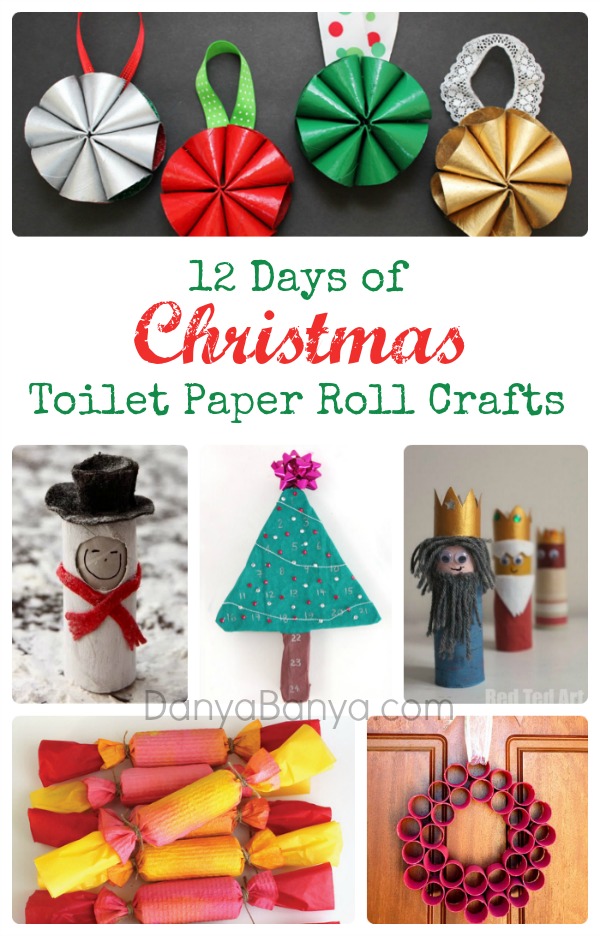 12 Days of Christmas Toilet Paper Roll Crafts