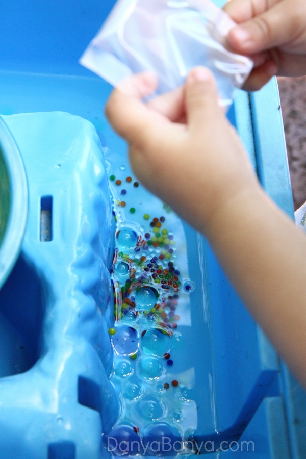 Adding tiny water beads