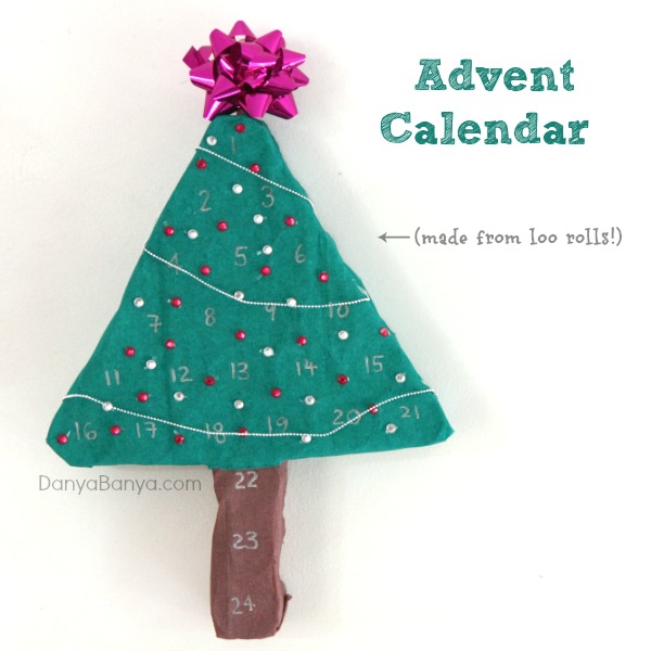 Advent Calendar (made from loo rolls)