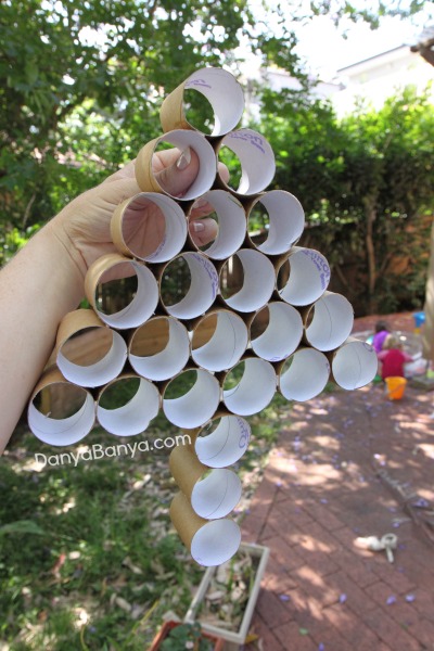 Constructing a toilet paper roll tree