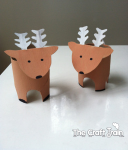 two reindeer the craft train