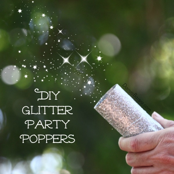 DIY Glitter Party Poppers! Perfect for kids parties or New Years Eve ~ Danya Banya