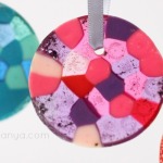 asy melted pony bead ornament for preschooler gifts