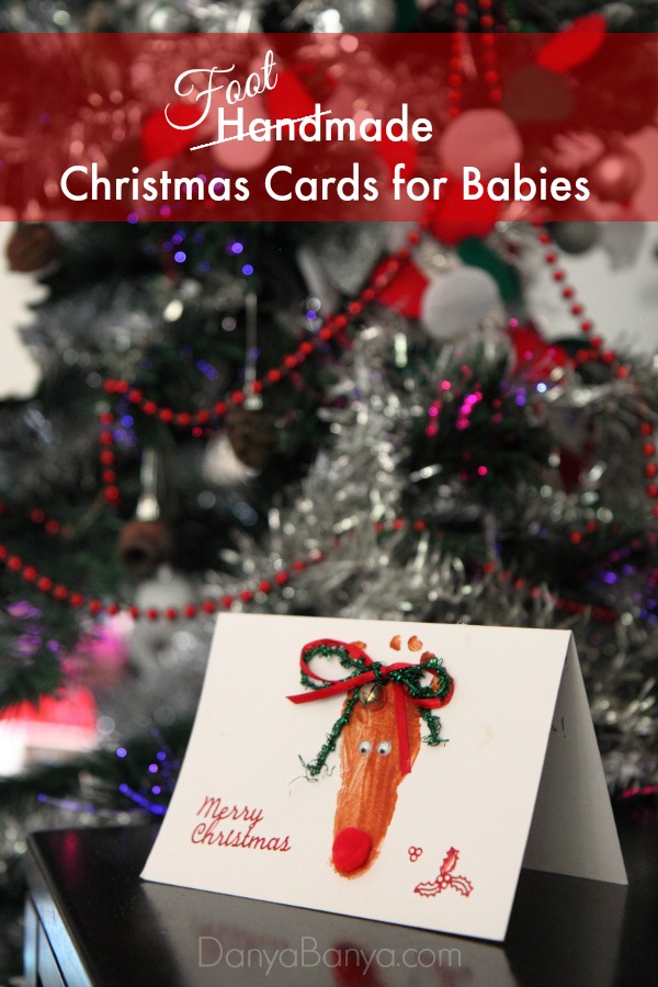 Footmade Christmas Cards for Babies