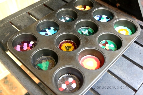 Melting pony beads on the bbq