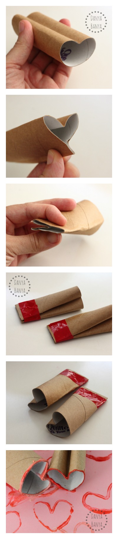 How to make a heart shape stamp