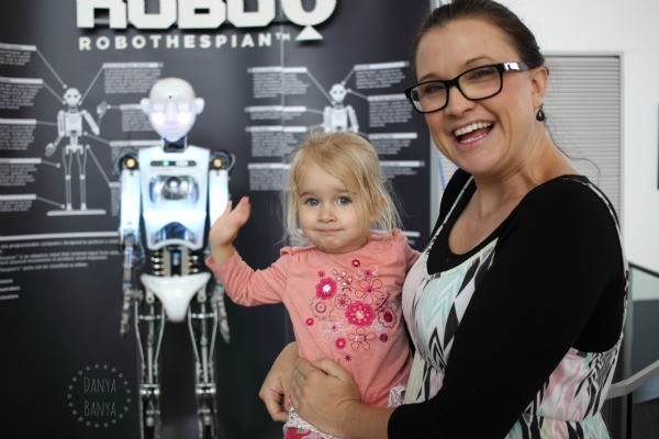 Meeting Robo the Robot at Questacon