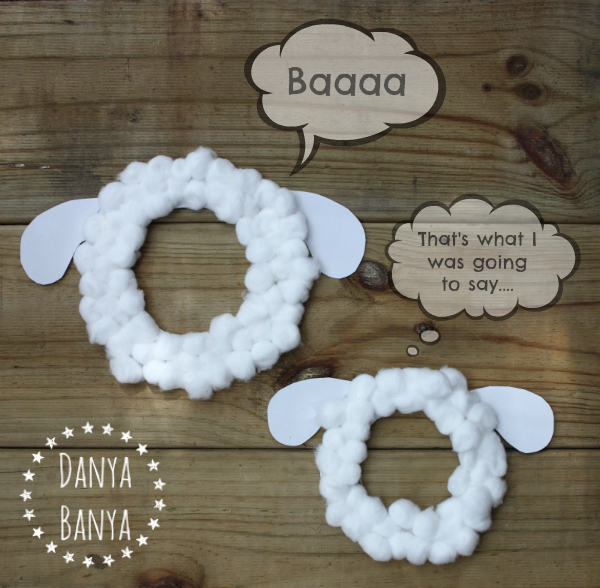 Paper Plate Sheep Mask for Kids – Danya Banya