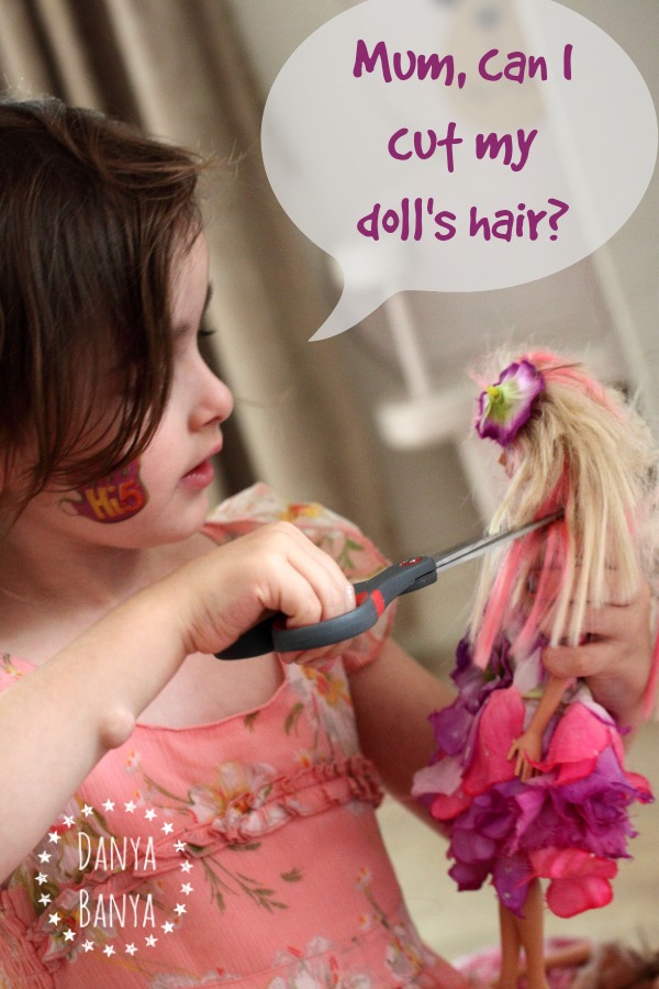 Mum, can I cut my dolls hair