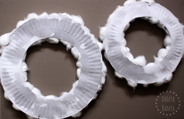 Wet underside of the sheep masks