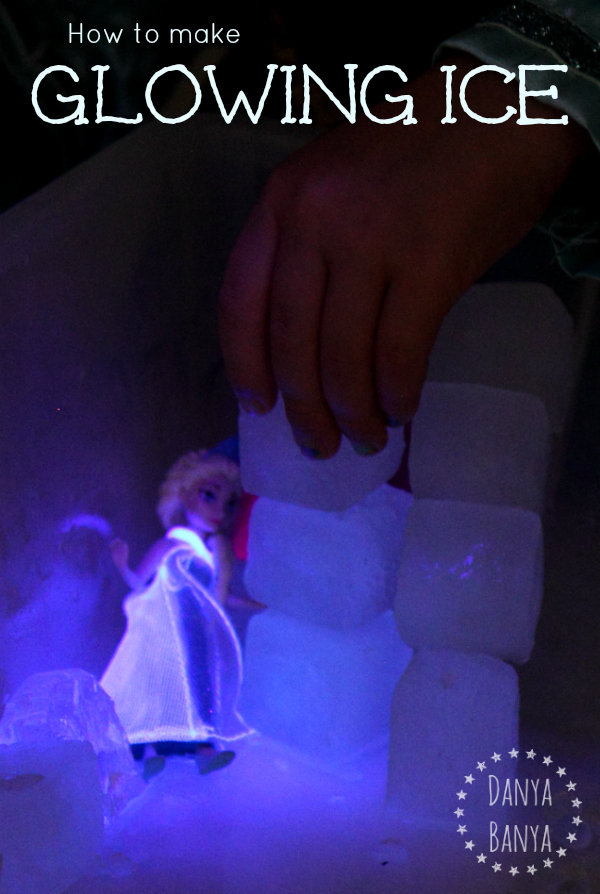 How to make glowing ice - and let your kids build a frozen ice castle that Elsa would be proud of