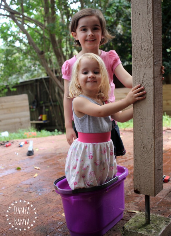 Kids in a bucket