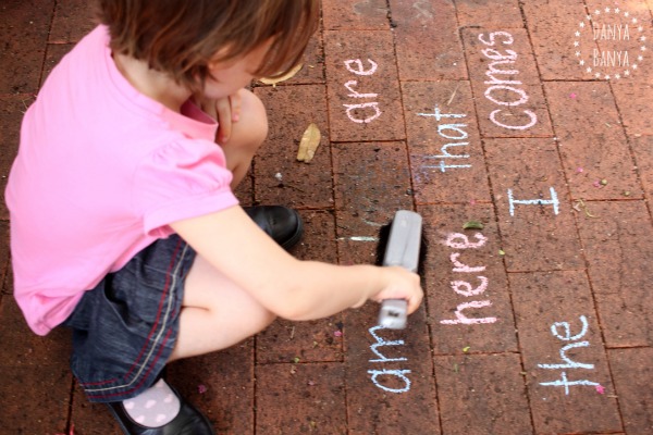 Scrubbing out sight words