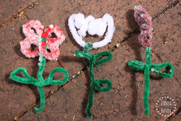 Crystal flowers