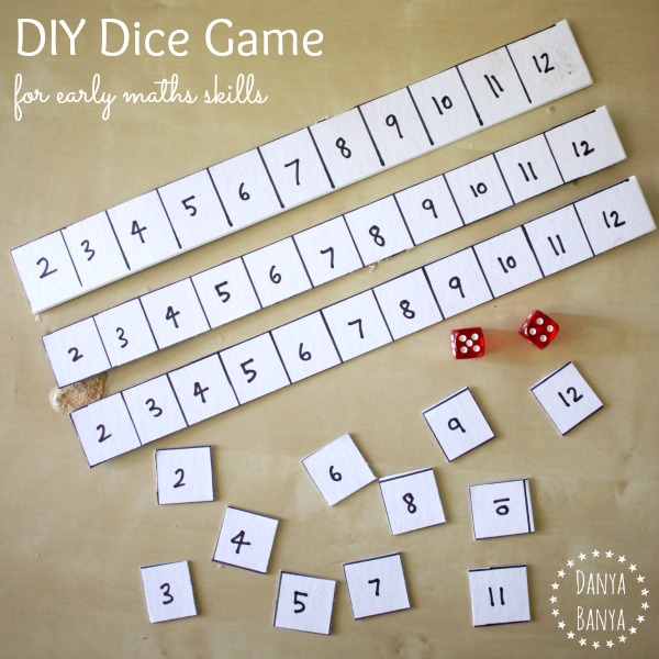 Christmas Two Dice Roll and Cover Game - Craftulate