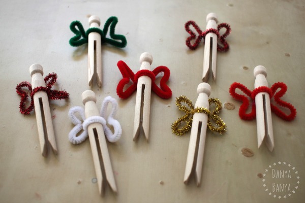 DIY clothespin fairies