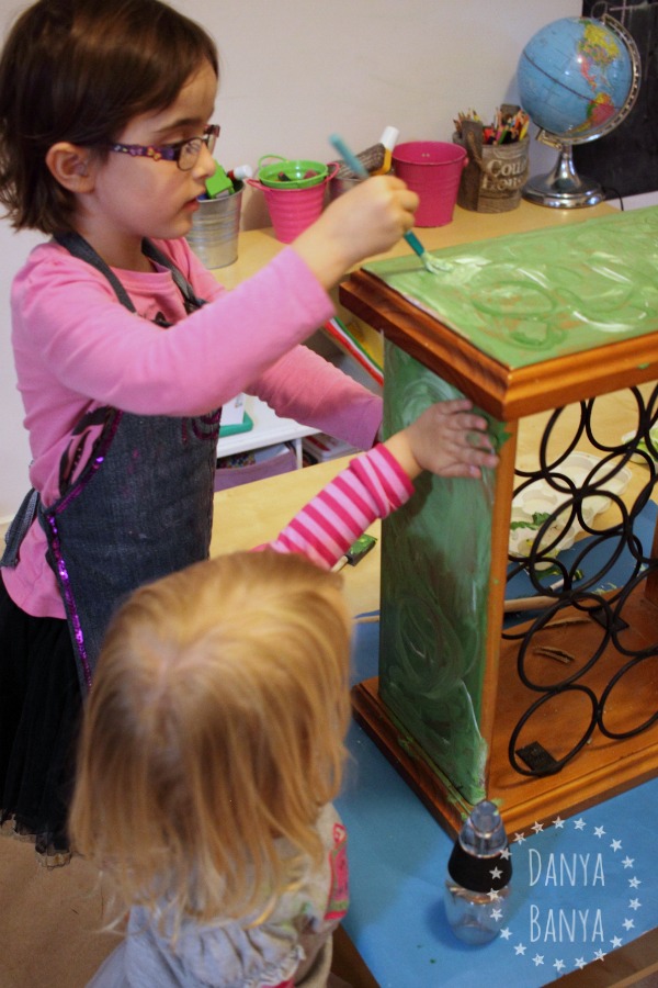 Painting the Bug Hotel