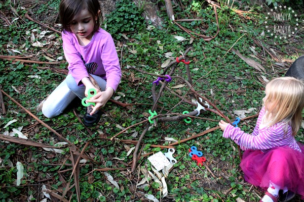 Building with sticklets