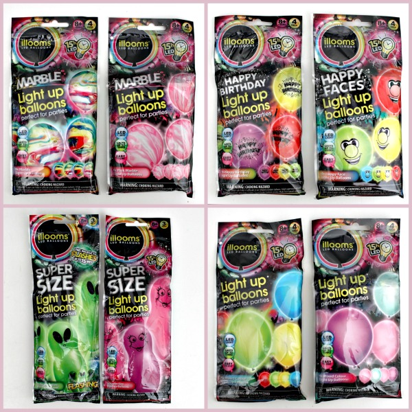 Illooms light up balloons range