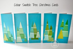 Colour Swatch Tree Christmas Cards