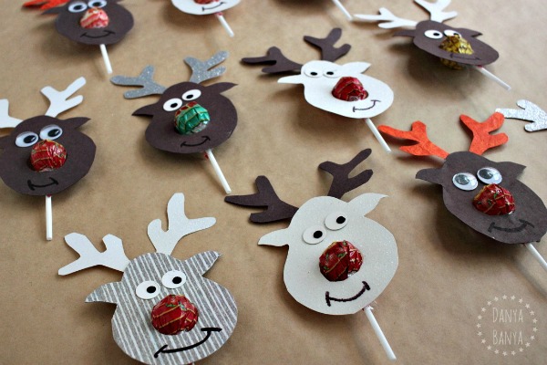 Lollipop Rudolph Reindeer