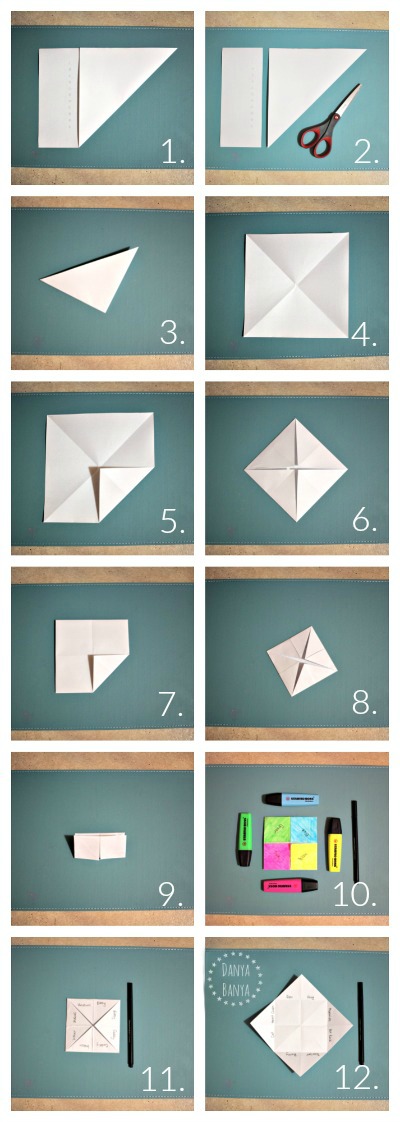 How to make a chatterbox for kids