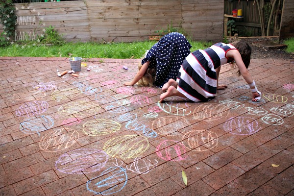 Backyard Chalk Twister