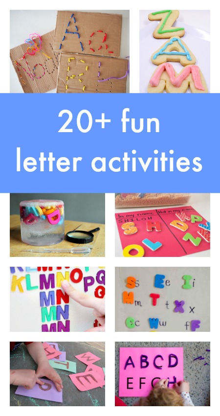 20+ fun letter activities for kids