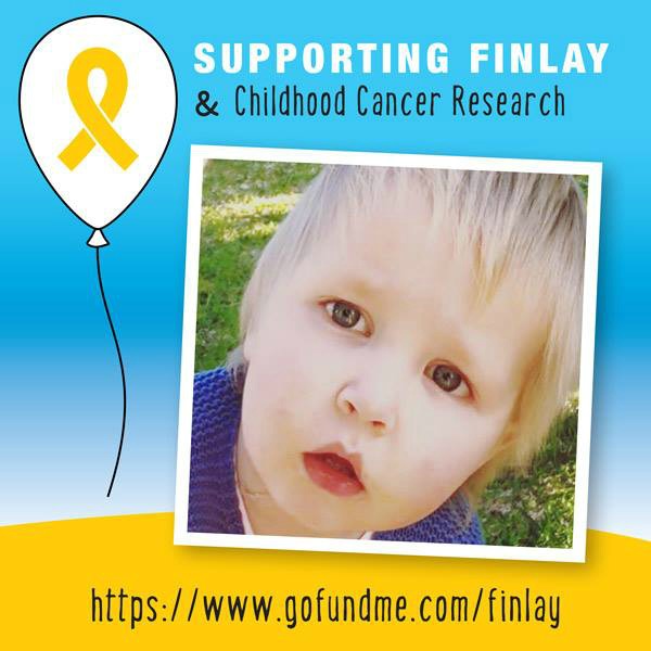 Gold Ribbon for September - Supporting Finlay & Childhood Cancer Research