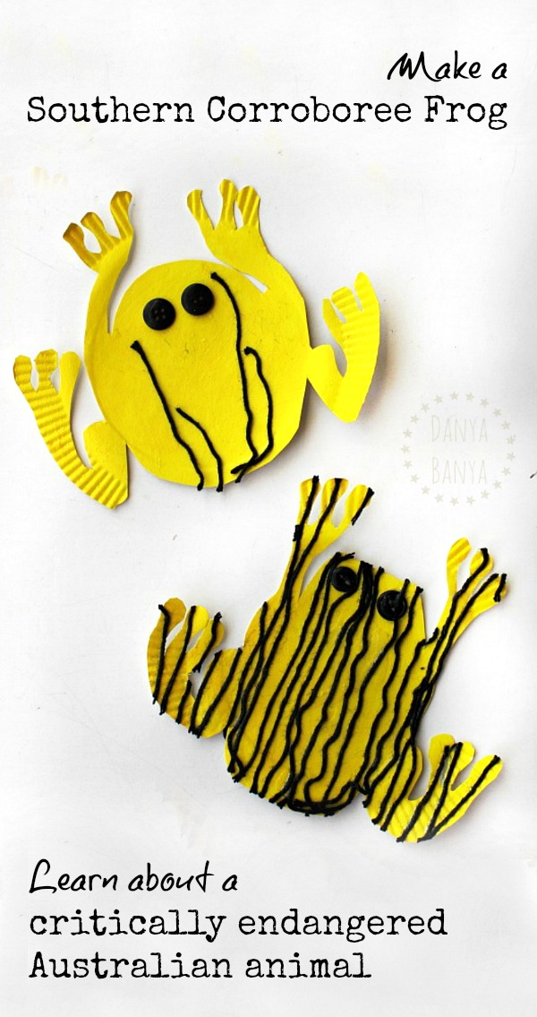 Make a Southern Corroboree Frog craft and learn about a critically endangered australian animal and the conservation efforts of environmental scientists to save it