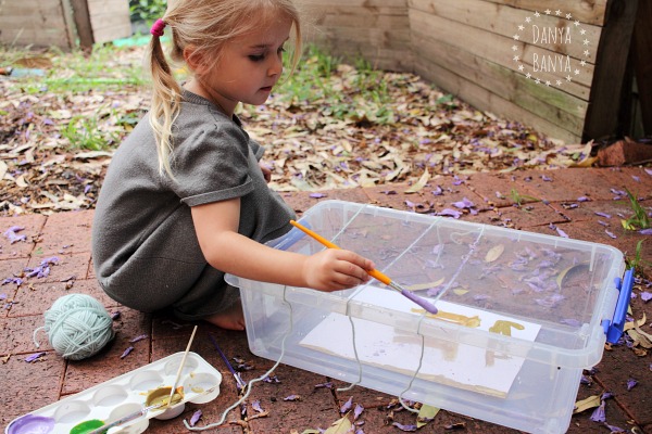 Splatter painting