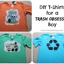 DIY Garbage/Trash Themed T-Shirts