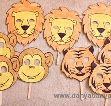 Zoo Animal Face Masks