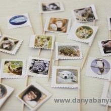 zoo animal themed cupcake toppers